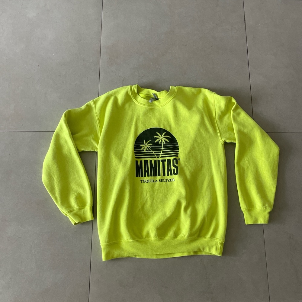 Yellow Mamitas Tequila Sweater